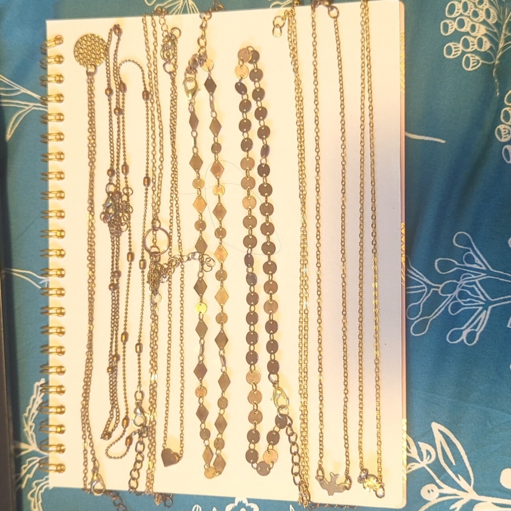 assorted necklaces